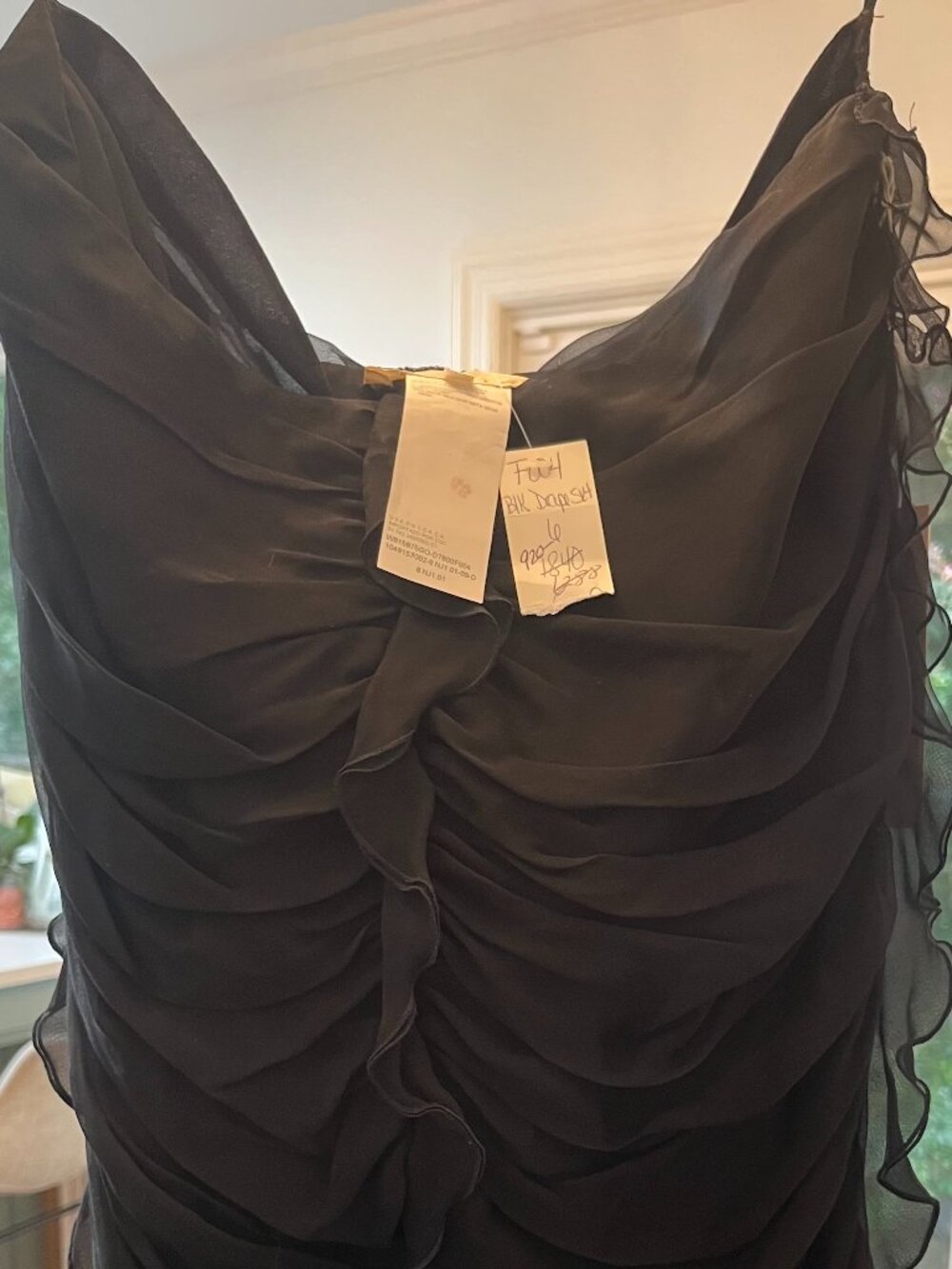 NWT Vintage Valentino Garavani 100% Silk Ruched Skirt-Archival Y2K